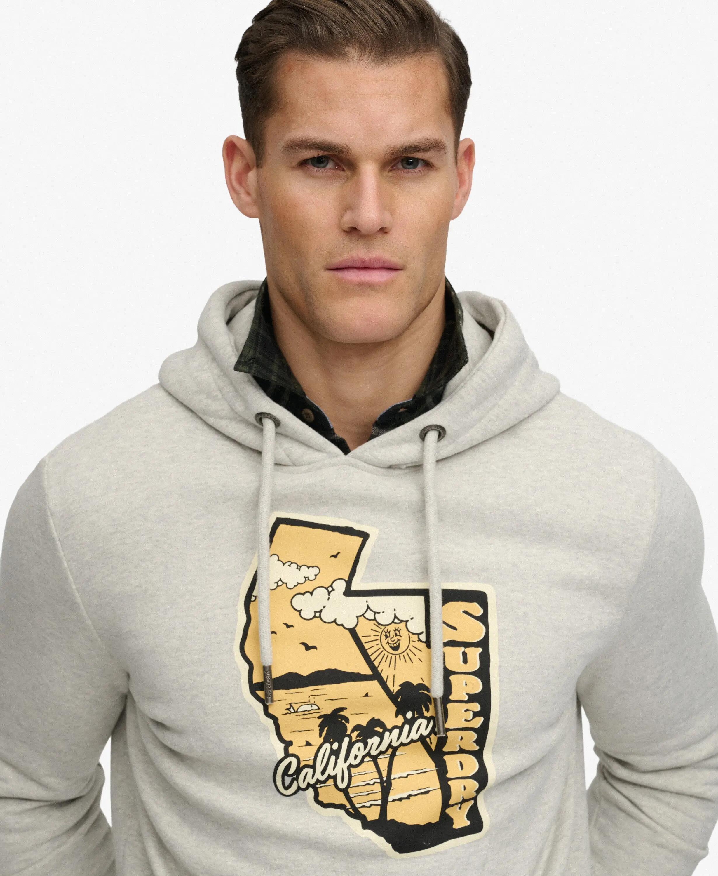 superdry Vintage Travel Hoodie – Coupe relaxed, doublure brossée 4/6