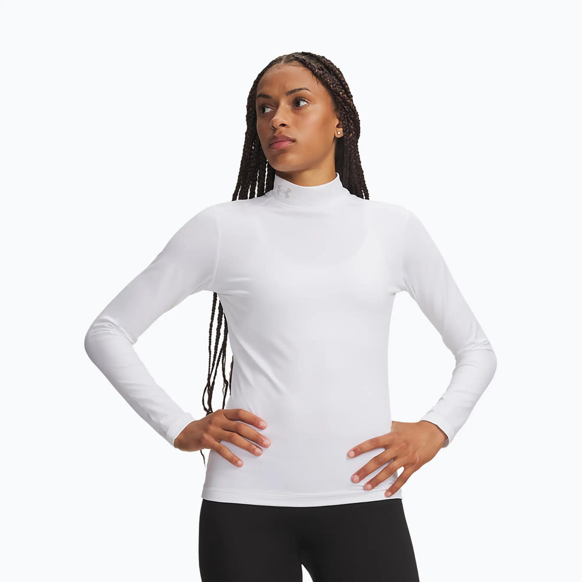 Longsleeve treningowy damski Under Armour ColdGear Mock LS 1/4