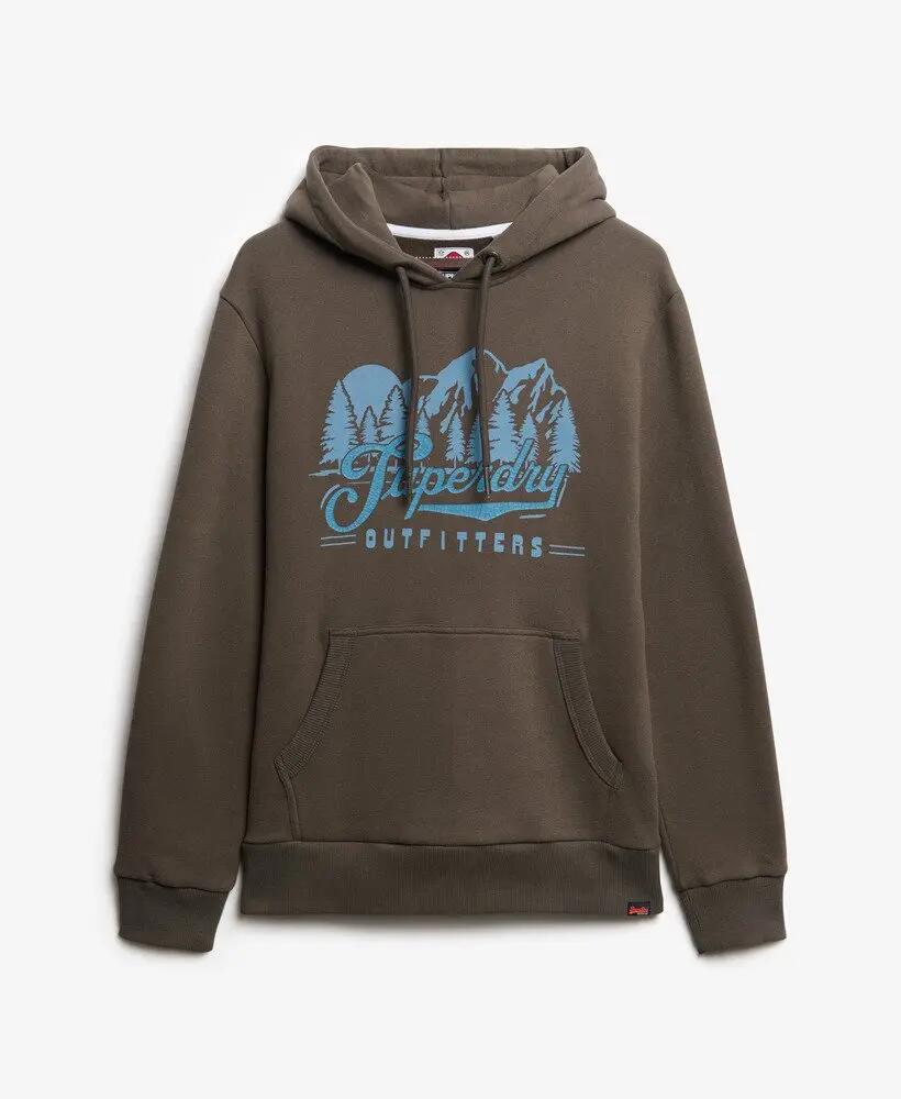 superdry Sudadera con capucha Outfitters en mezcla de algodón – VINTAGE BLACK 6/6