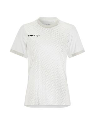 Craft evolve 2.0 graphic jersey w — licht shirt van gerecycled polyester – white
