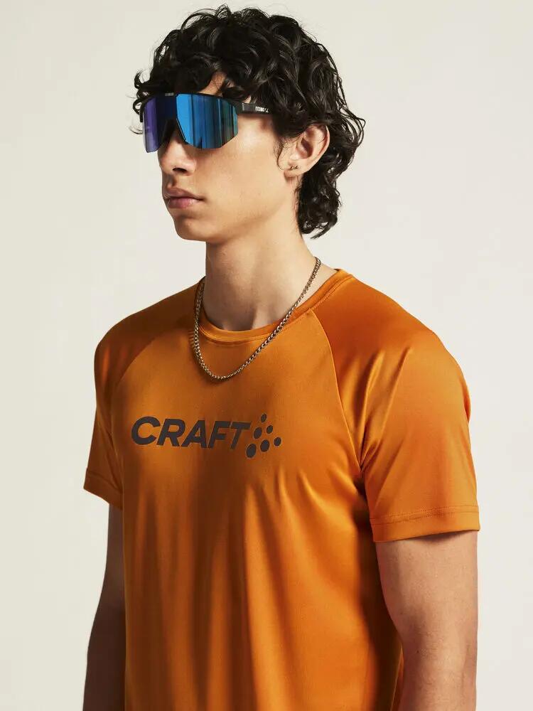 craft CORE Essence Logo Tee M in poliestere riciclato – Cara 7/7