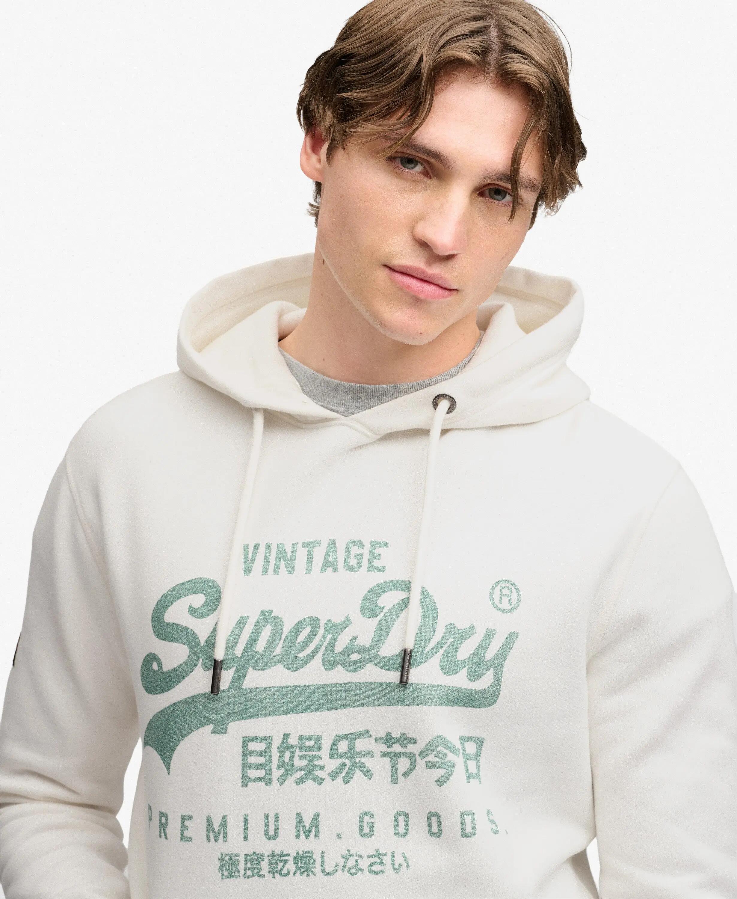 superdry Vintage Logo Classic Hoodie – Relaxed hoodie met vintage‑logo 4/7
