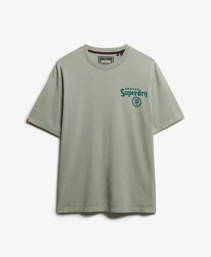superdry Tokyo Narrative Loose T-Shirt z bawełny organicznej – luźny krój 7/7