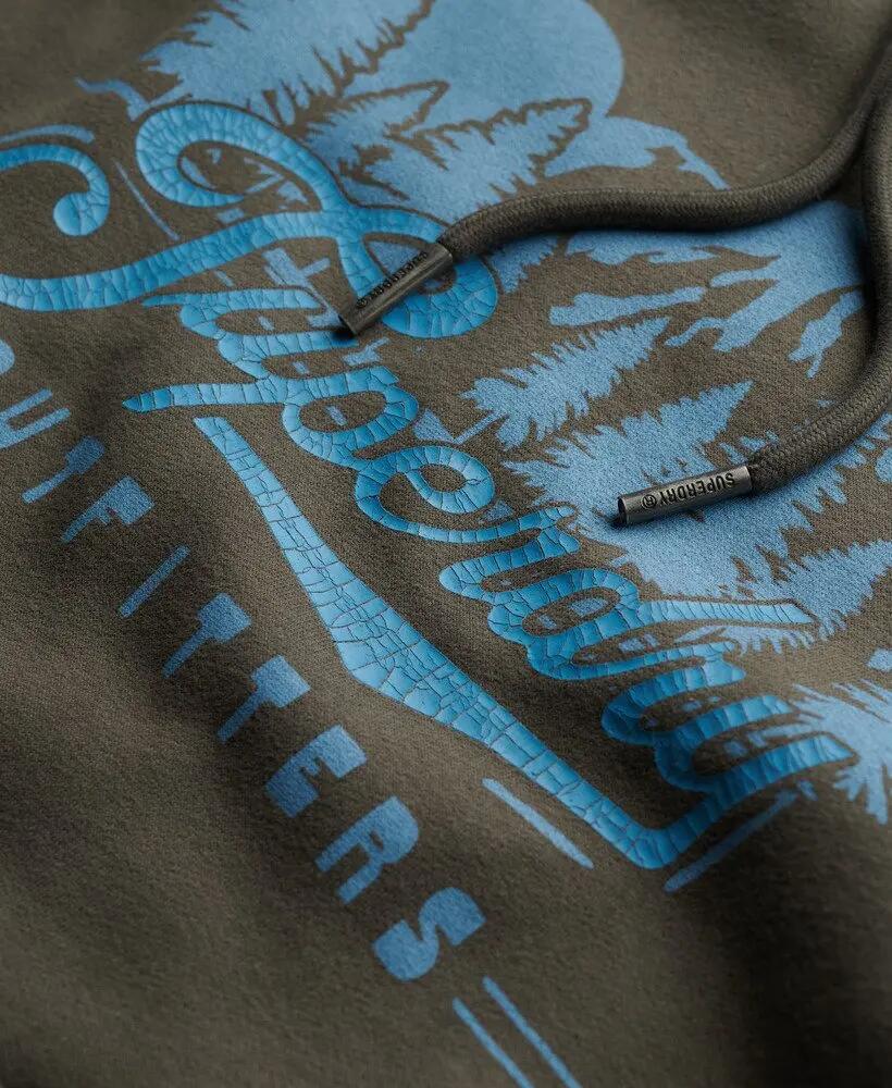 superdry Sudadera con capucha Outfitters en mezcla de algodón – VINTAGE BLACK 5/6