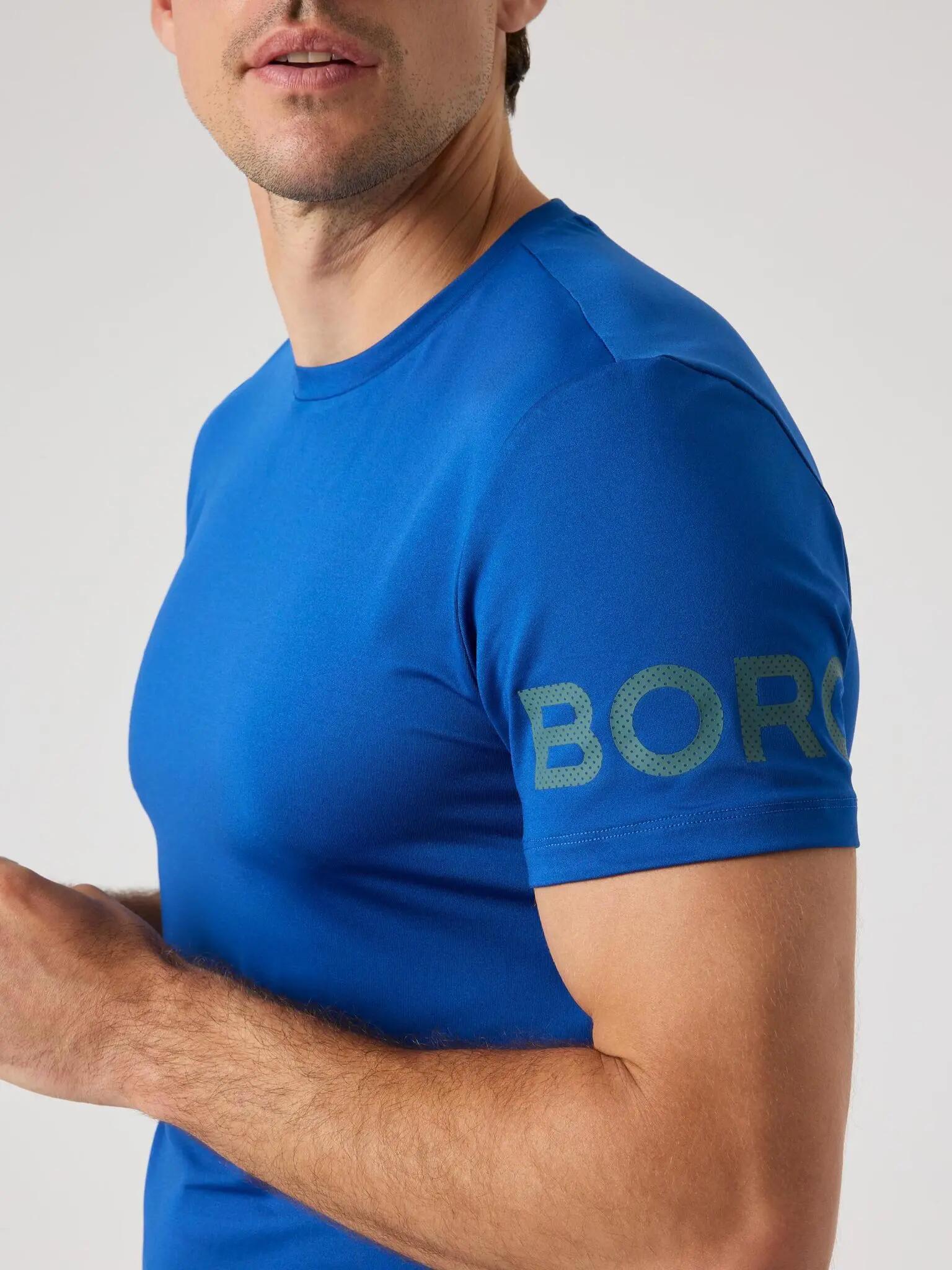 bjorn_borg BORG T-SHIRT in poliestere riciclato MONACO BLUE 5/5