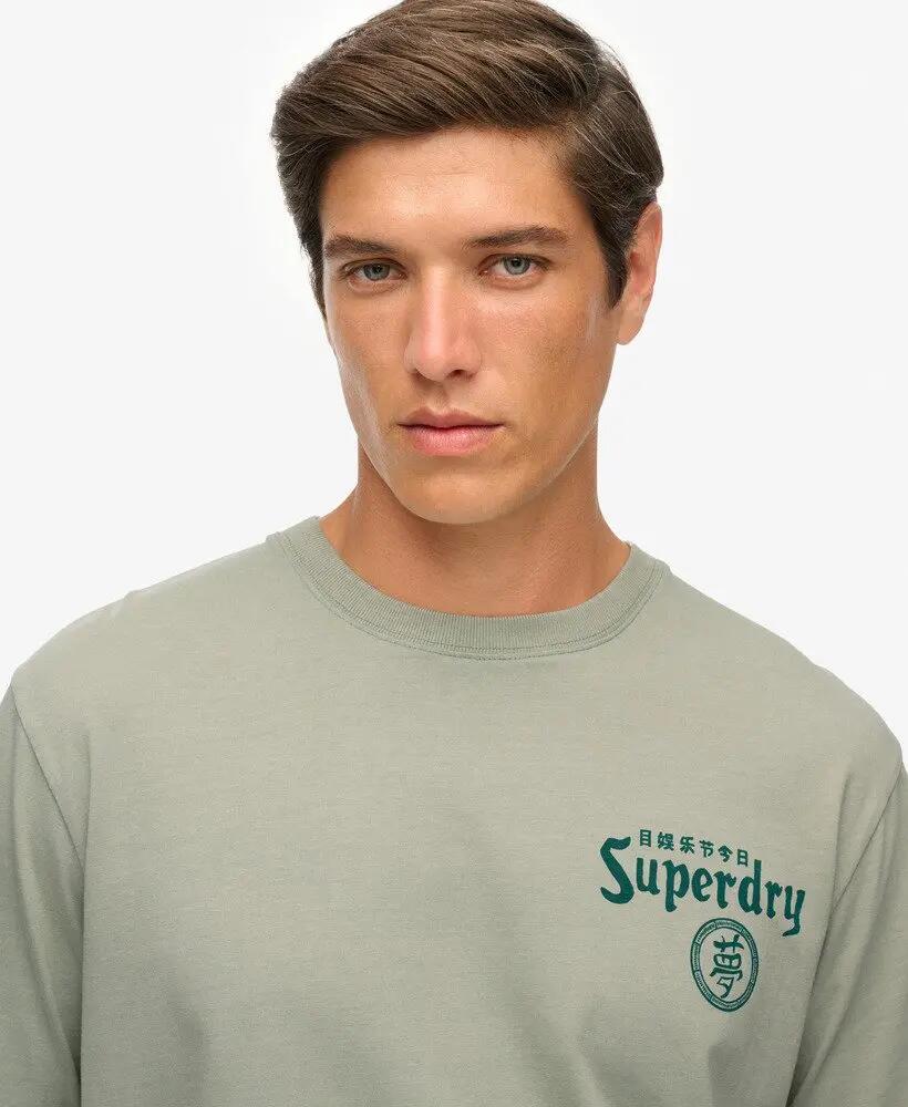 superdry Tokyo Narrative Loose T-Shirt z bawełny organicznej – luźny krój 5/7
