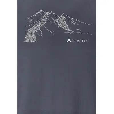whistler Tulon M Printed S-S T-Shirt – 55% poliestere riciclato, vestibilità 3/4