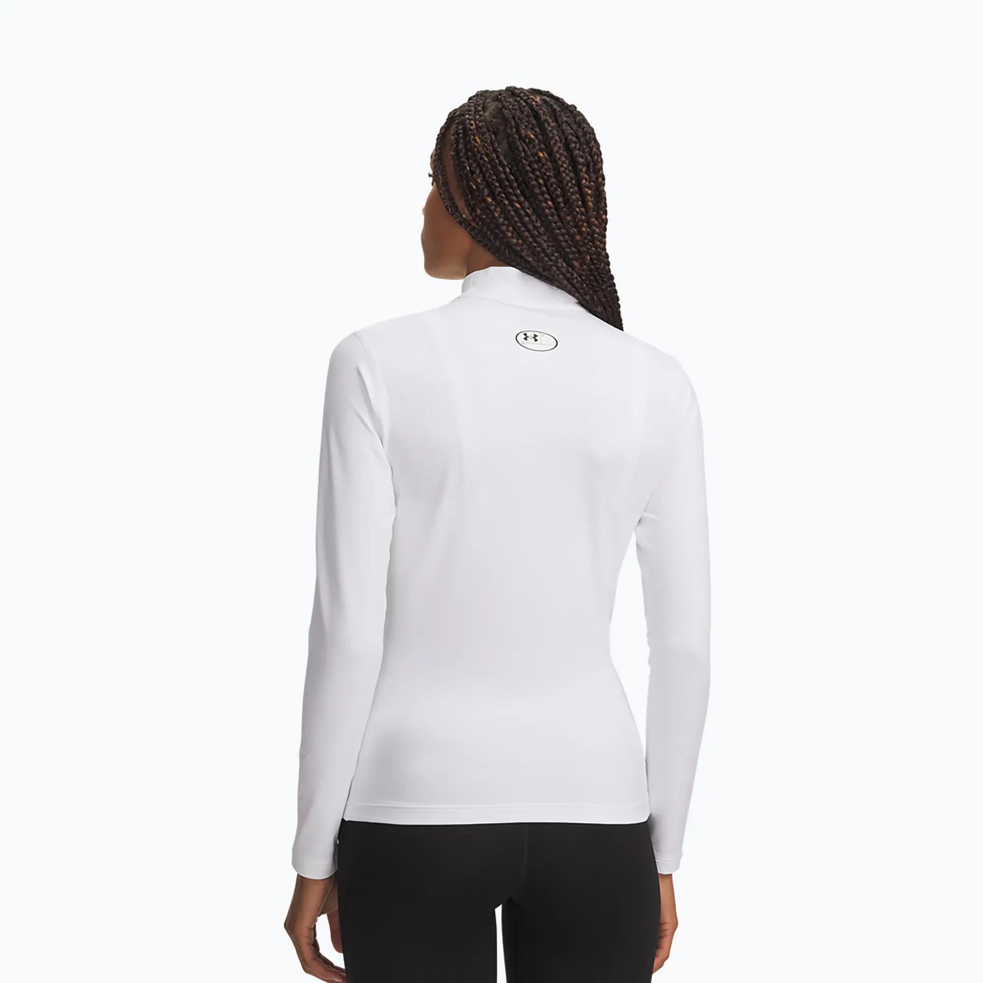 Longsleeve treningowy damski Under Armour ColdGear Mock LS 2/4