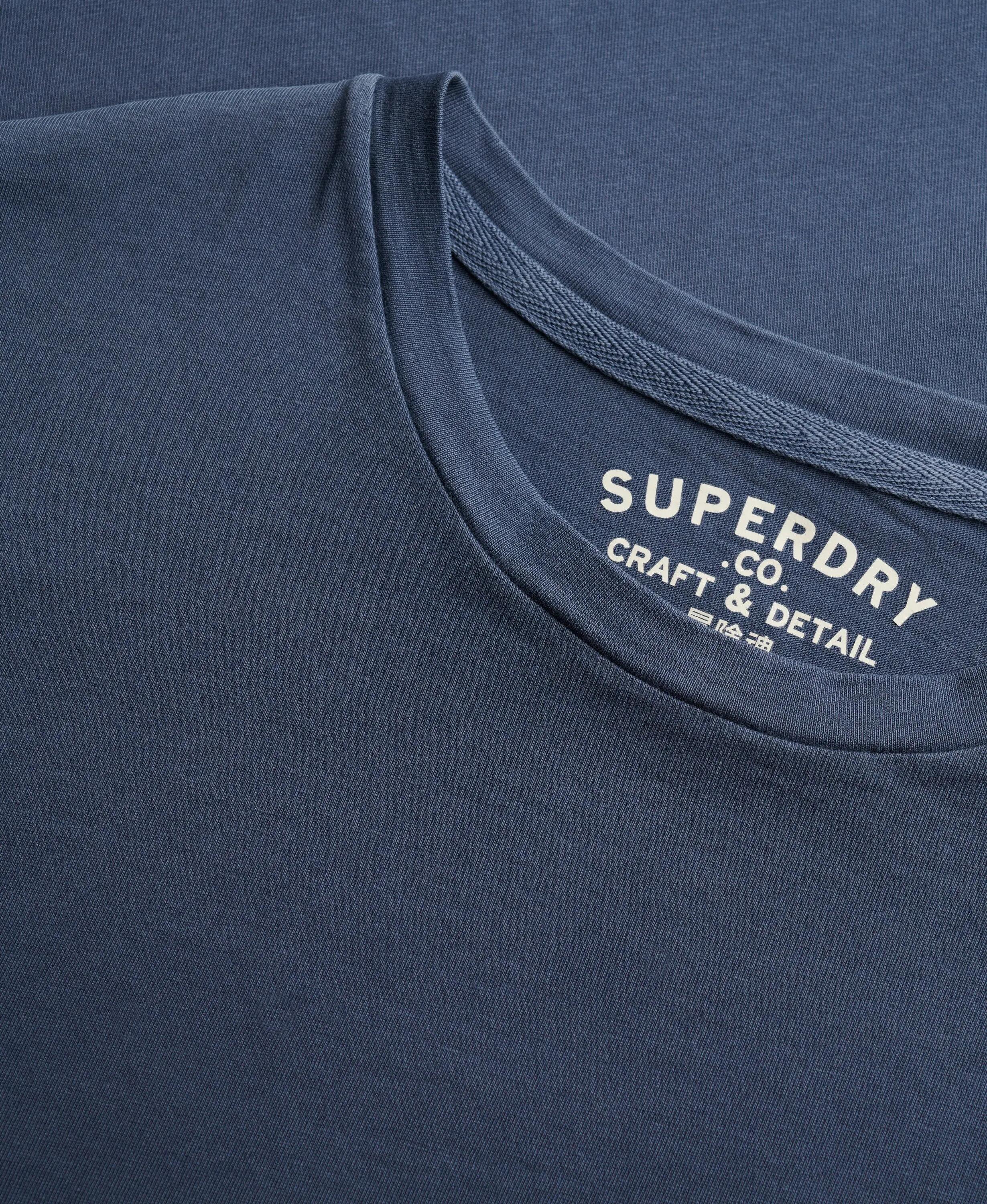 superdry T-shirt Classic Essential en coton bio – coupe relaxed 6/7