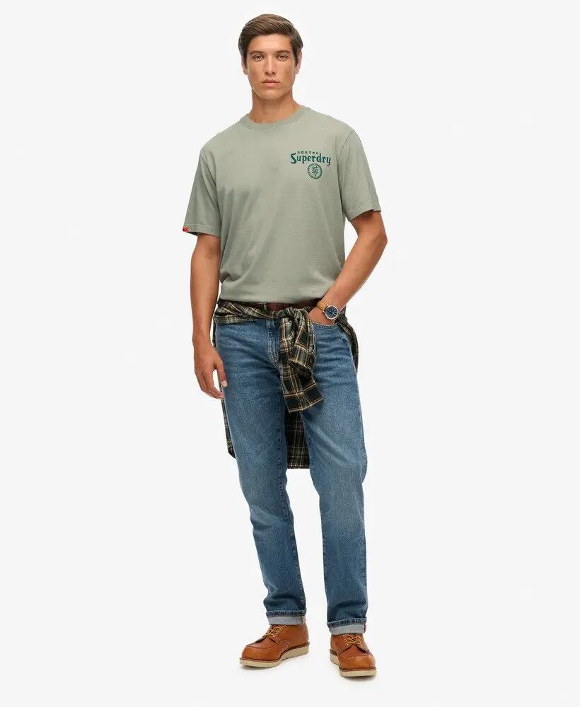 superdry Tokyo Narrative Loose T-Shirt z bawełny organicznej – luźny krój 4/7