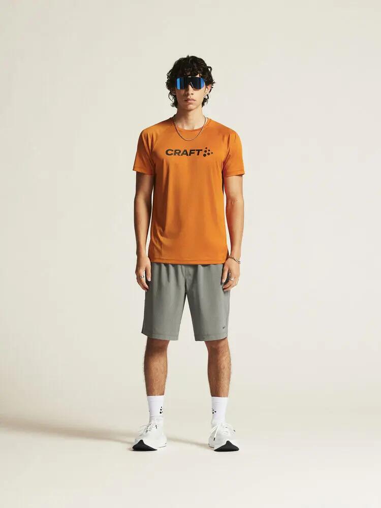 craft CORE Essence Logo Tee M – T-shirt de treino em poliéster reciclado 3/7