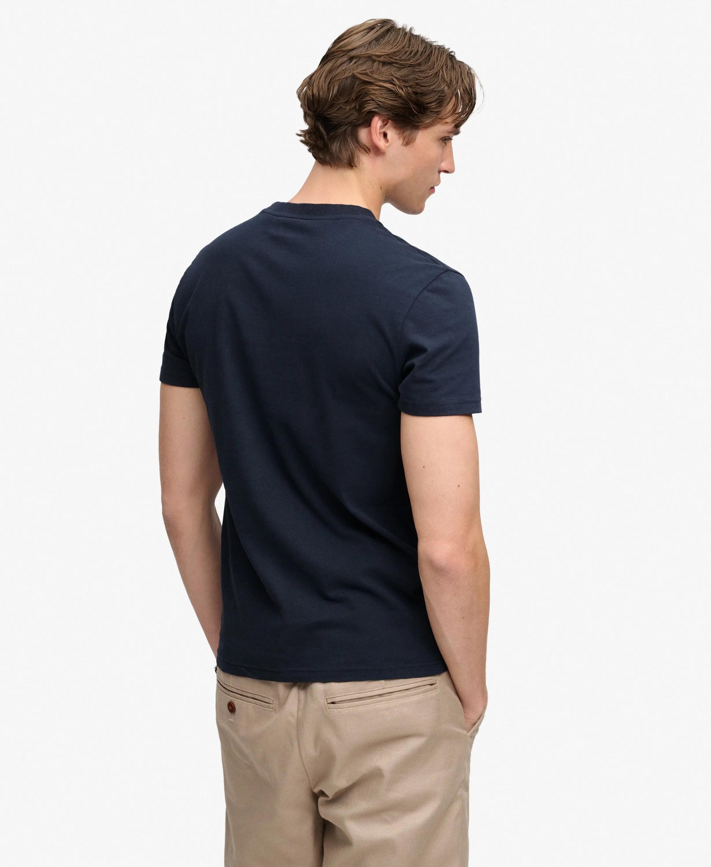 superdry Essential Stacked Logo T‑Shirt bestickt aus Bio‑Baumwolle 5/7