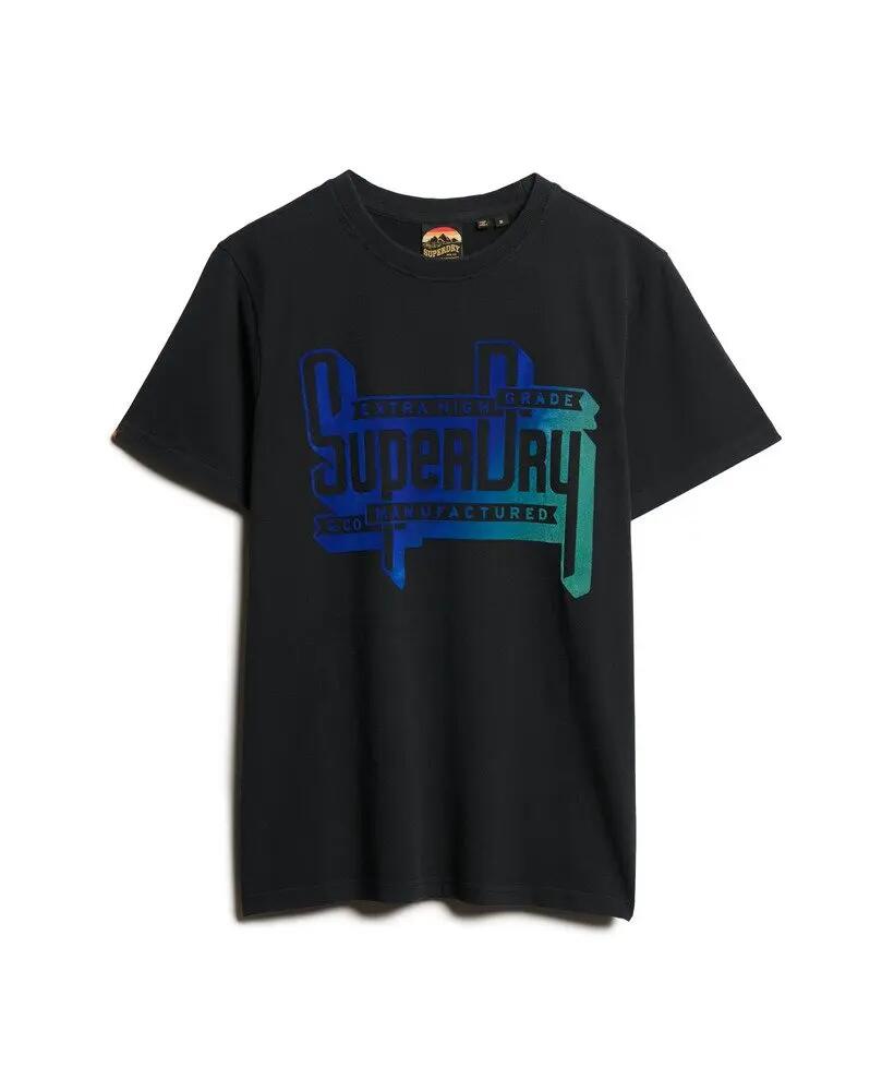 superdry T-shirt Flocked Fade Graphic en coton/poly recyclé 7/7