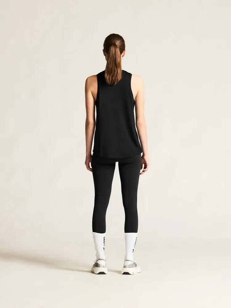 craft Collective Singlet W – schwarzes Sporttop aus recyceltem Polyester 4/7