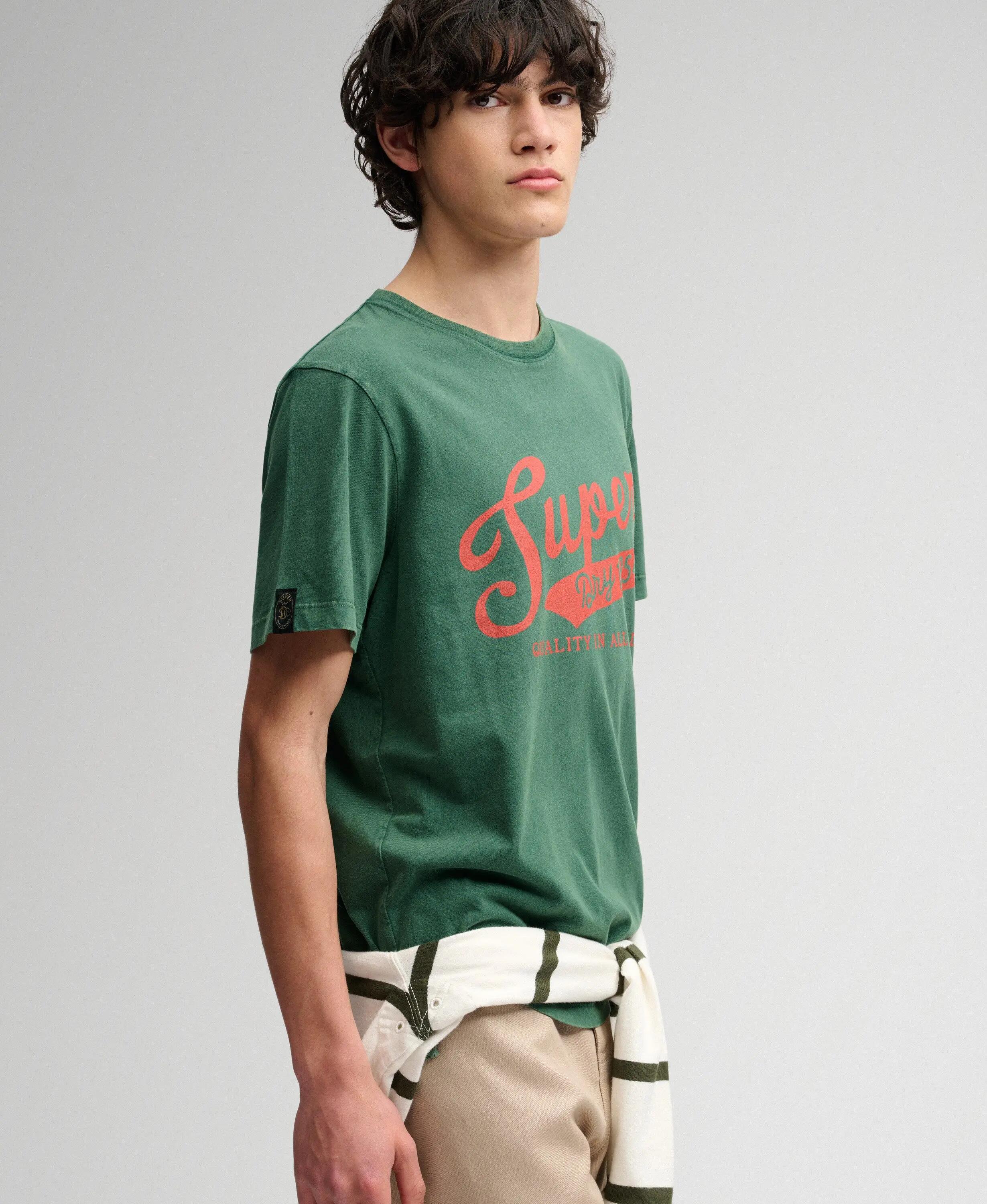 superdry T-shirt Vintage Script en coton – coupe relaxed 3/6