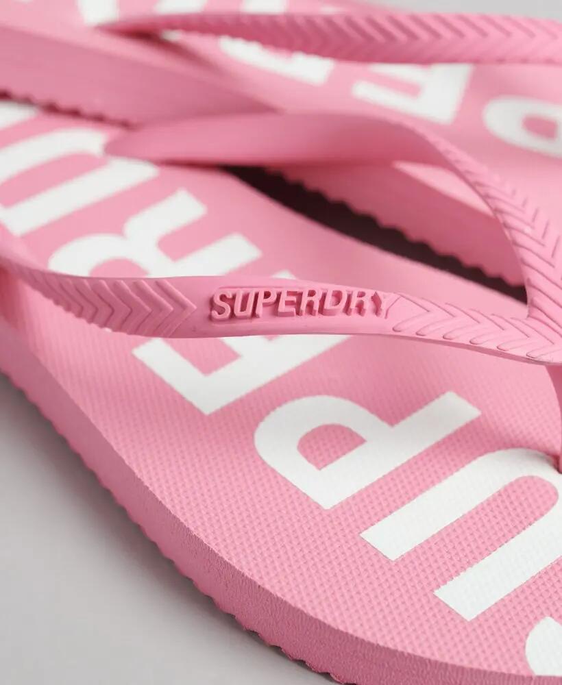 superdry Code Core Sport Chanclas goma – Marne Pink/Optic 5/5