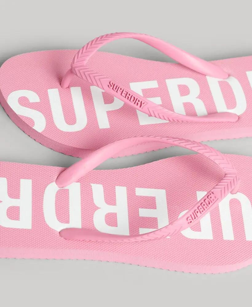 superdry Code Core Sport Chanclas goma – Marne Pink/Optic 4/5