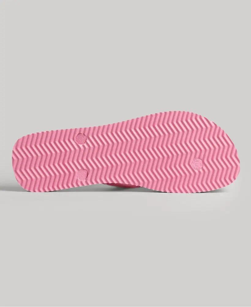 superdry Code Core Sport Chanclas goma – Marne Pink/Optic 3/5