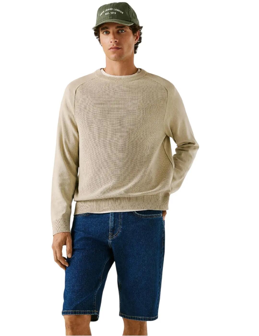 Pantaloni corti da uomo Pepe jeans Straight short cash Blu. 3/7