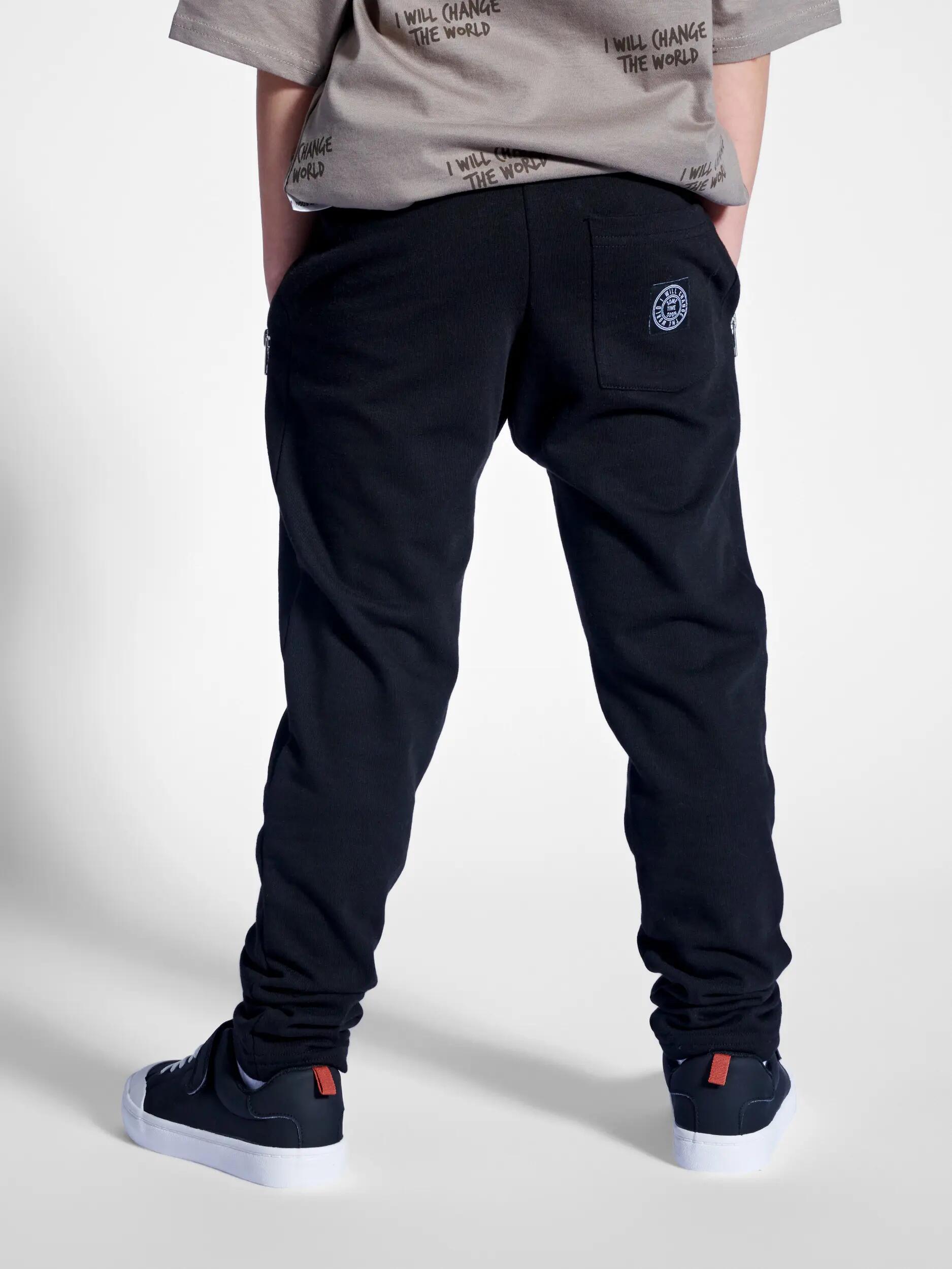 hummel stmANTON PANTS - Pantaloni jogging in cotone bio, neri 5/5