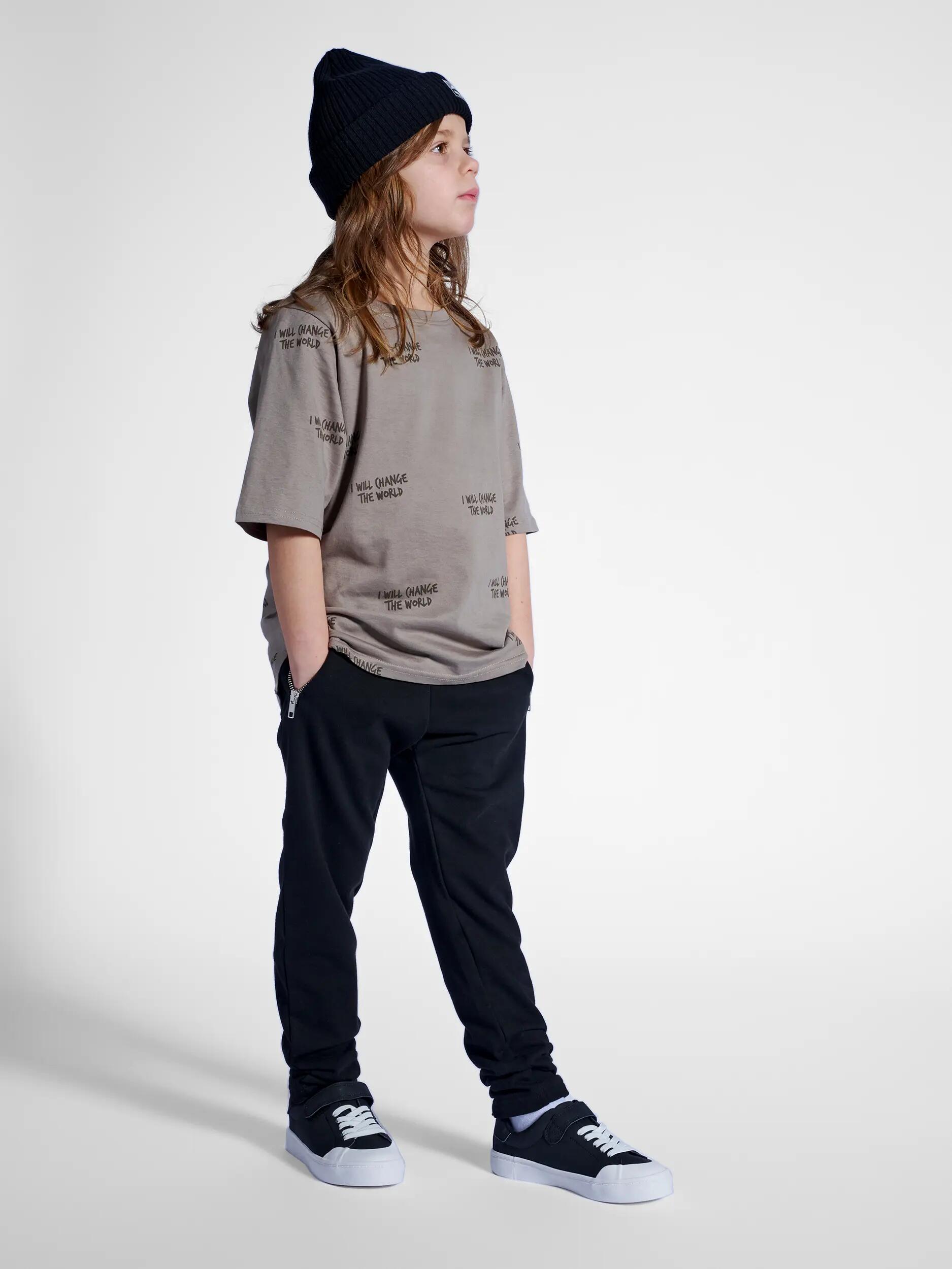 hummel stmANTON PANTS - Pantaloni jogging in cotone bio, neri 3/5