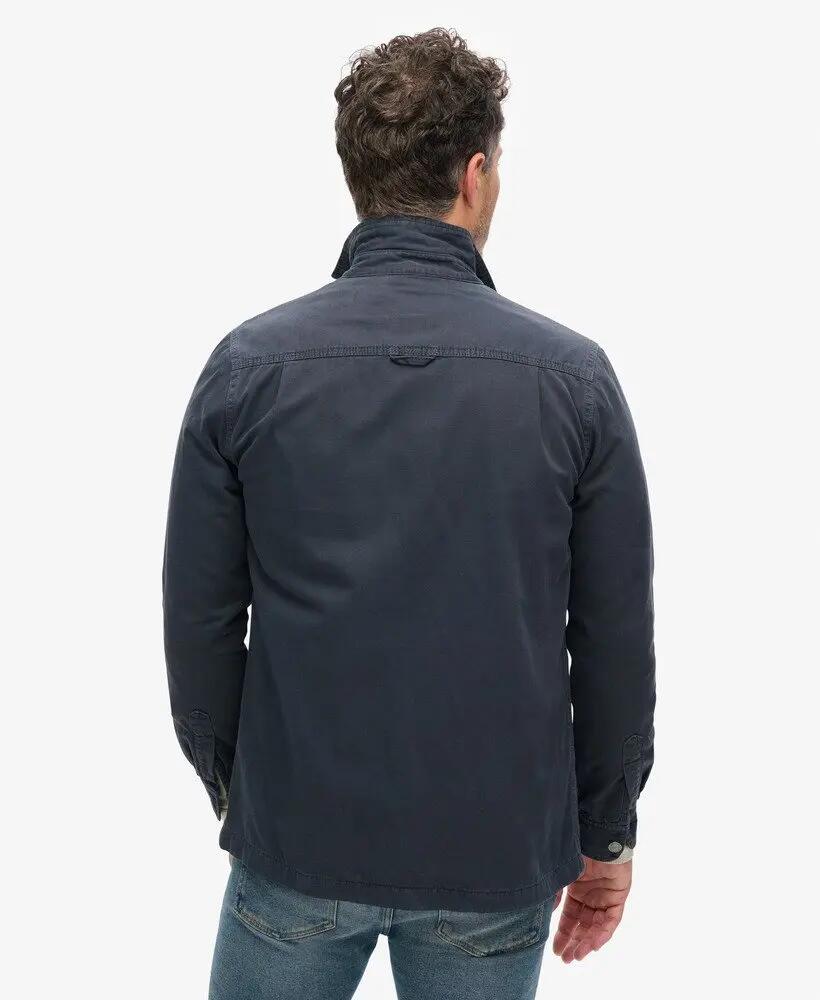superdry Chemise-overshirt en toile 100% coton biologique MIDNIGHT NAVY 4/6