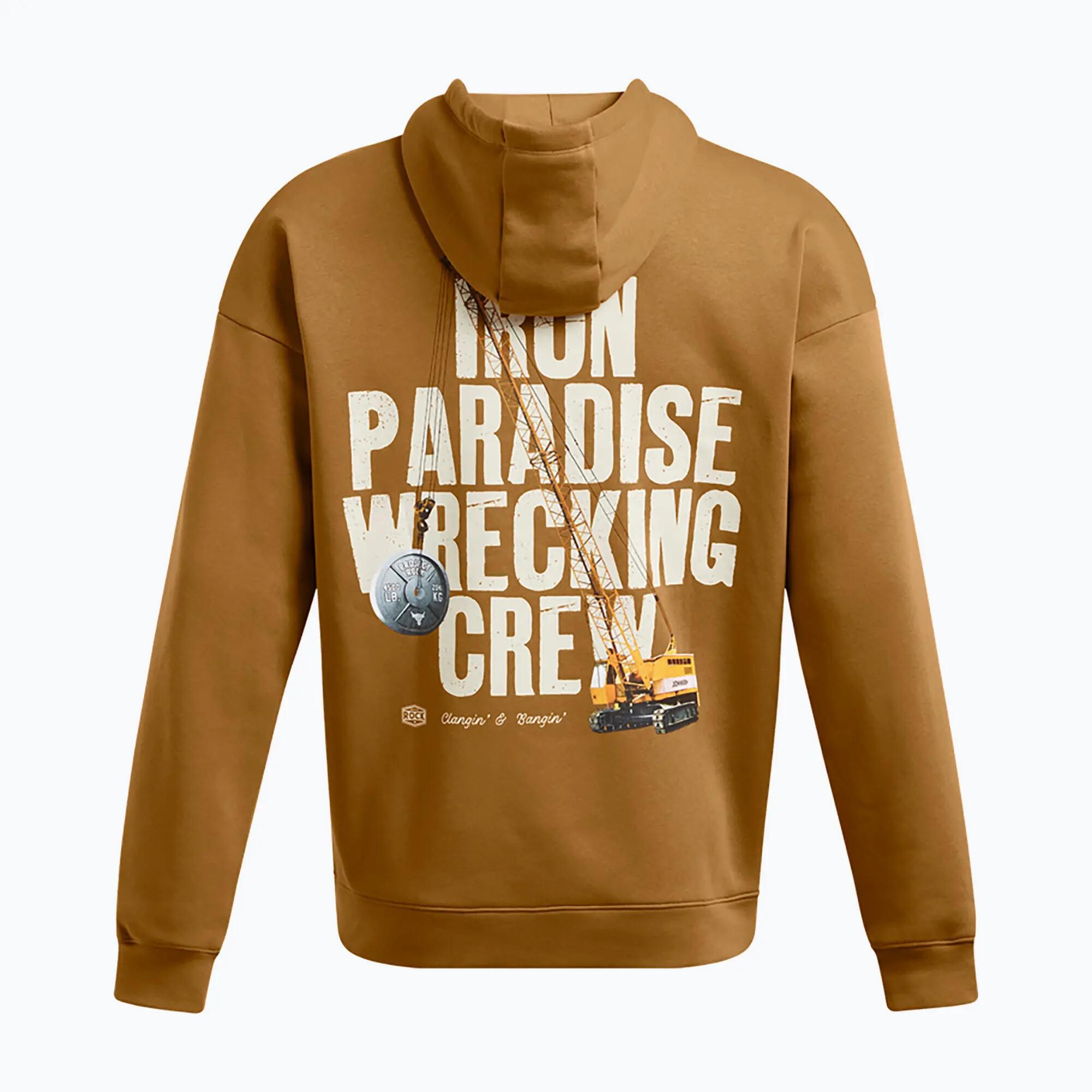Herenhoodie Under Armour Project Rock Icon Fleece Hoodie 5/6