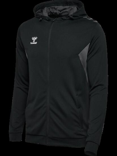 hummel Zip Jacket hmlAUTHENTIC PL ZIP HOODIE - Polyester, noir – BLACK
