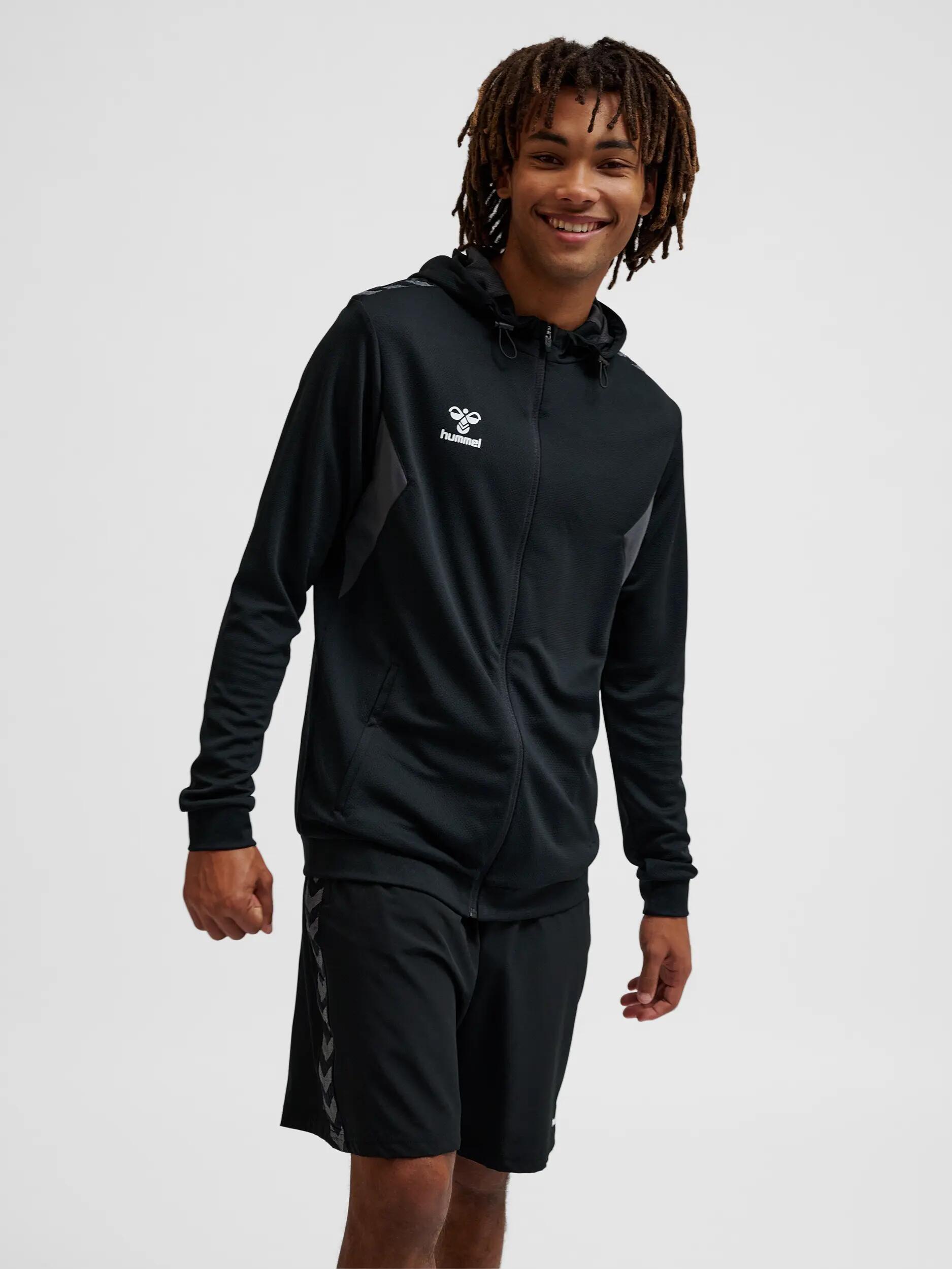 hummel Zip Jacket hmlAUTHENTIC PL ZIP HOODIE - Poliestere, nero 5/6