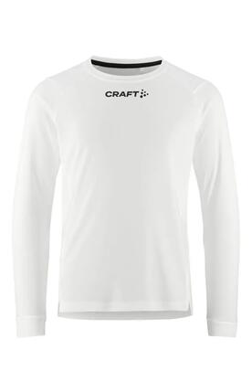 craft Rush 2.0 LS Tee Jr — Tee-shirt manches longues légère en polyester recyclé
