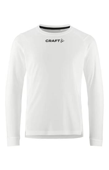 craft Rush 2.0 LS Tee Jr — Tee-shirt manches longues légère en polyester recyclé