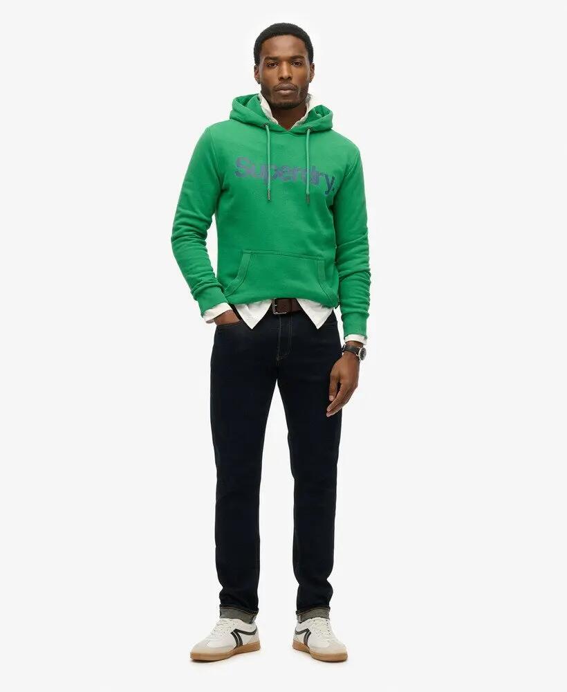 superdry Core Logo Hoodie sweat com capuz relaxed fit 2/6