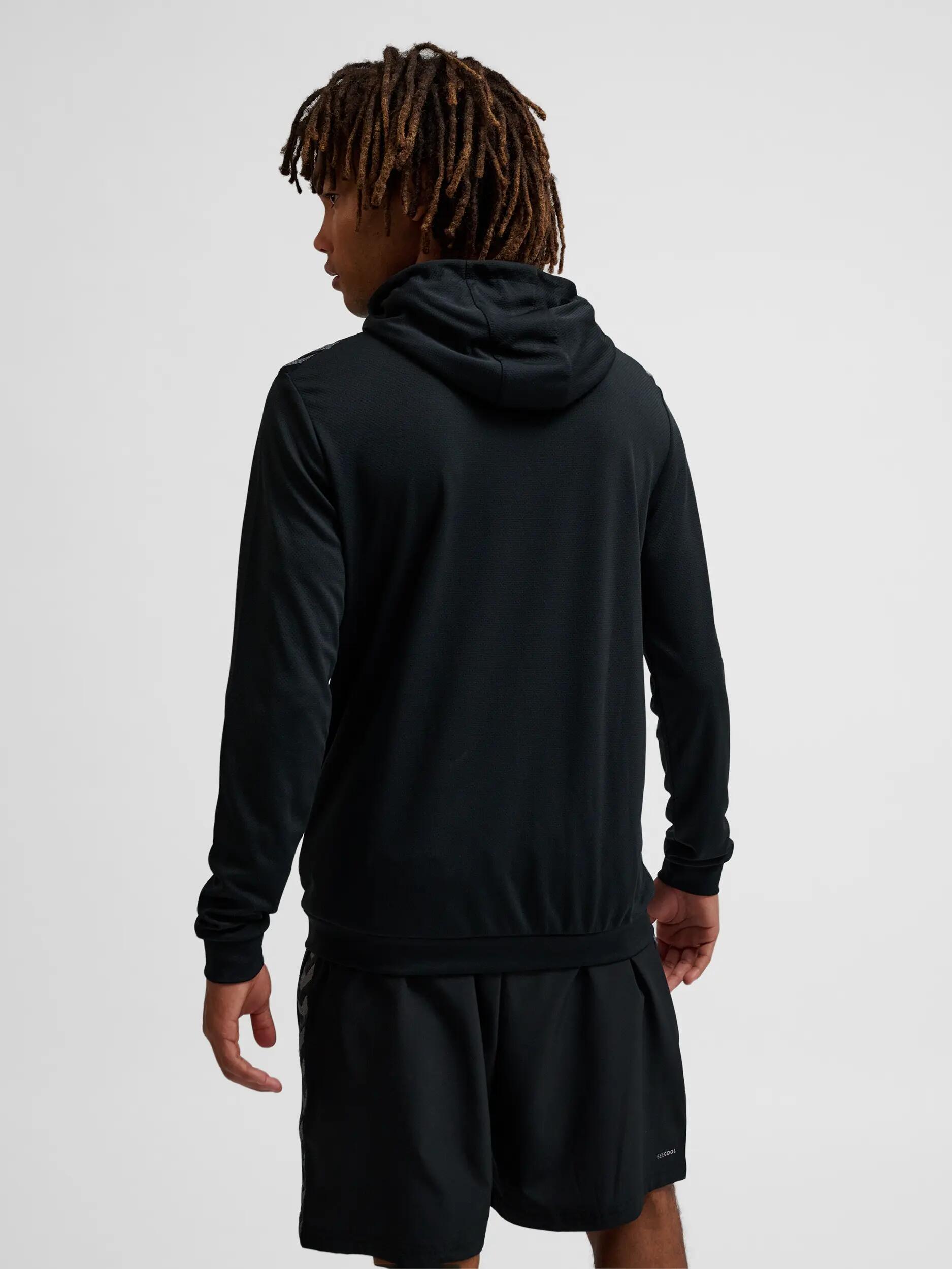hummel Zip Jacket hmlAUTHENTIC PL ZIP HOODIE - Poliestere, nero 4/6