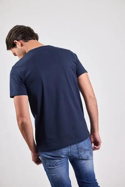 sebago Noah Logo T‑Shirt NAVY 2/3
