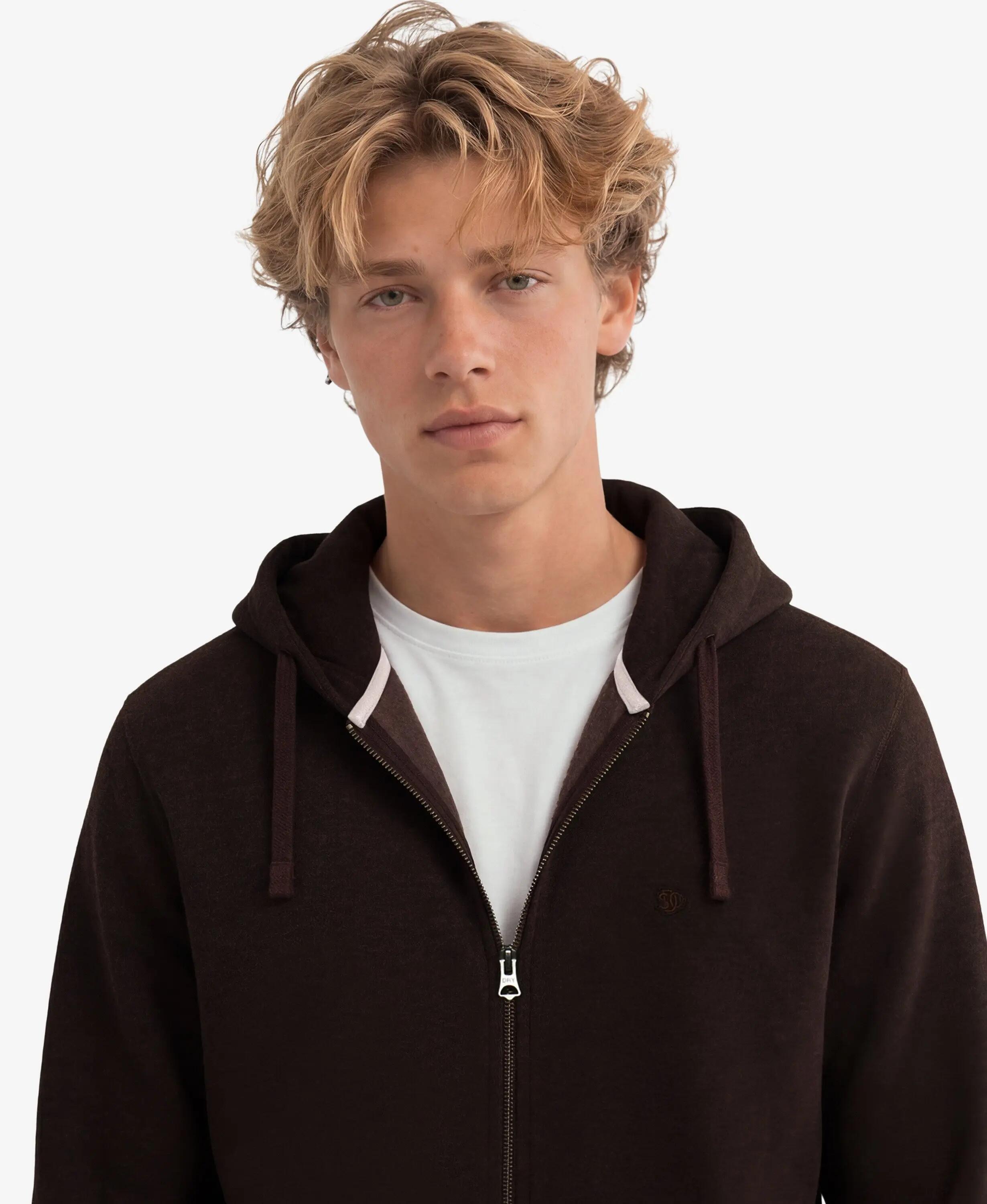 superdry Essential SD Co Logo Zip Hoodie – camisola com fecho em algodão e 4/7