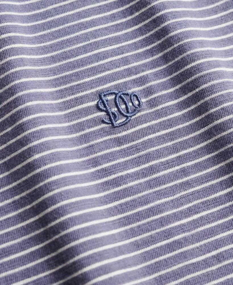 superdry Classic Essential Stripe T-Shirt em algodão orgânico 6/6