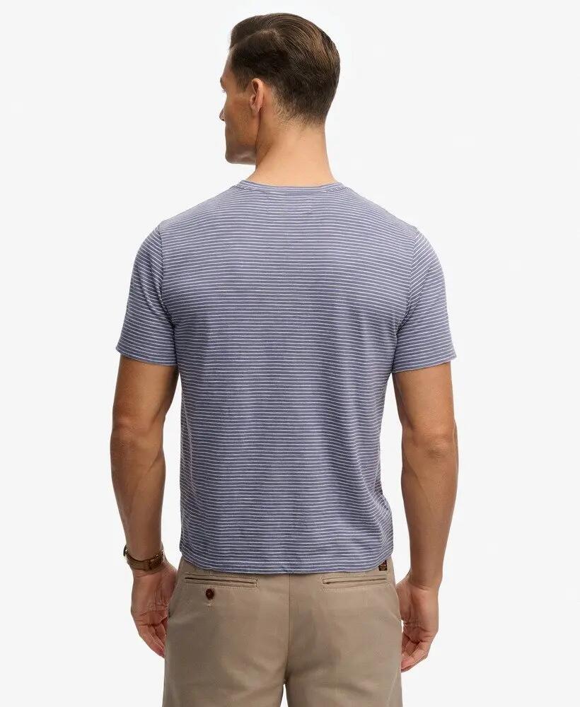 superdry Classic Essential Stripe T-Shirt em algodão orgânico 5/6