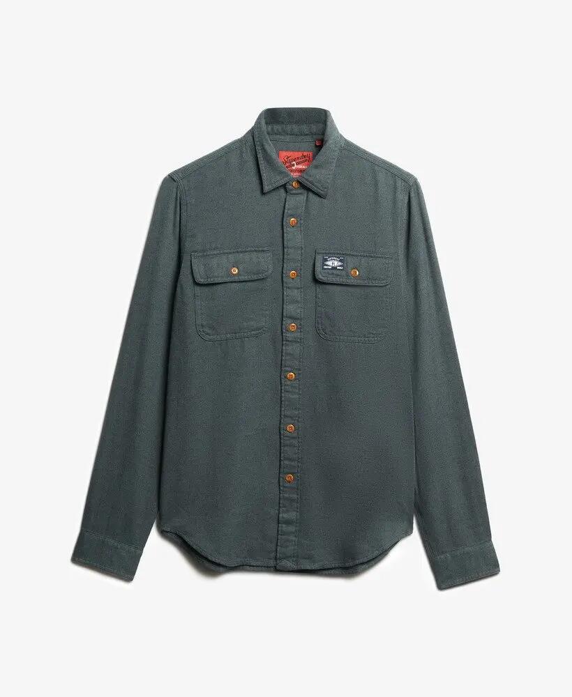 superdry Koszula Trailsman Relaxed Fit z bawełny organicznej 7/7