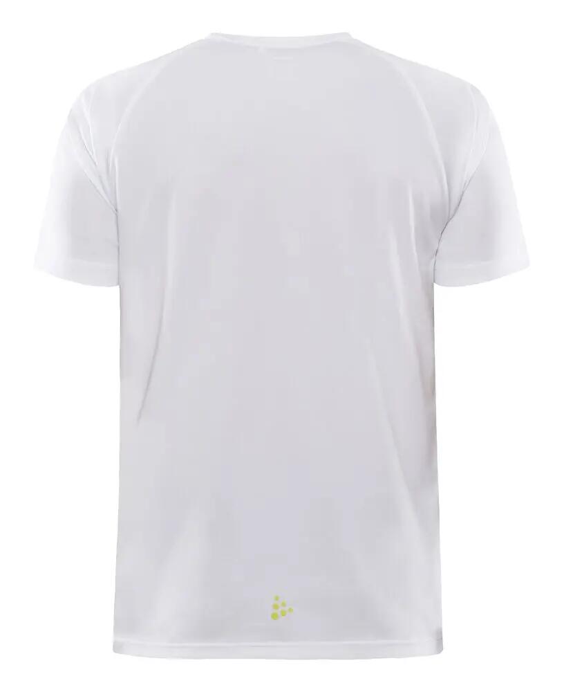 craft CORE Essence Logo Tee Uomo - 100% Poliestere Riciclato, Bianco 2/6