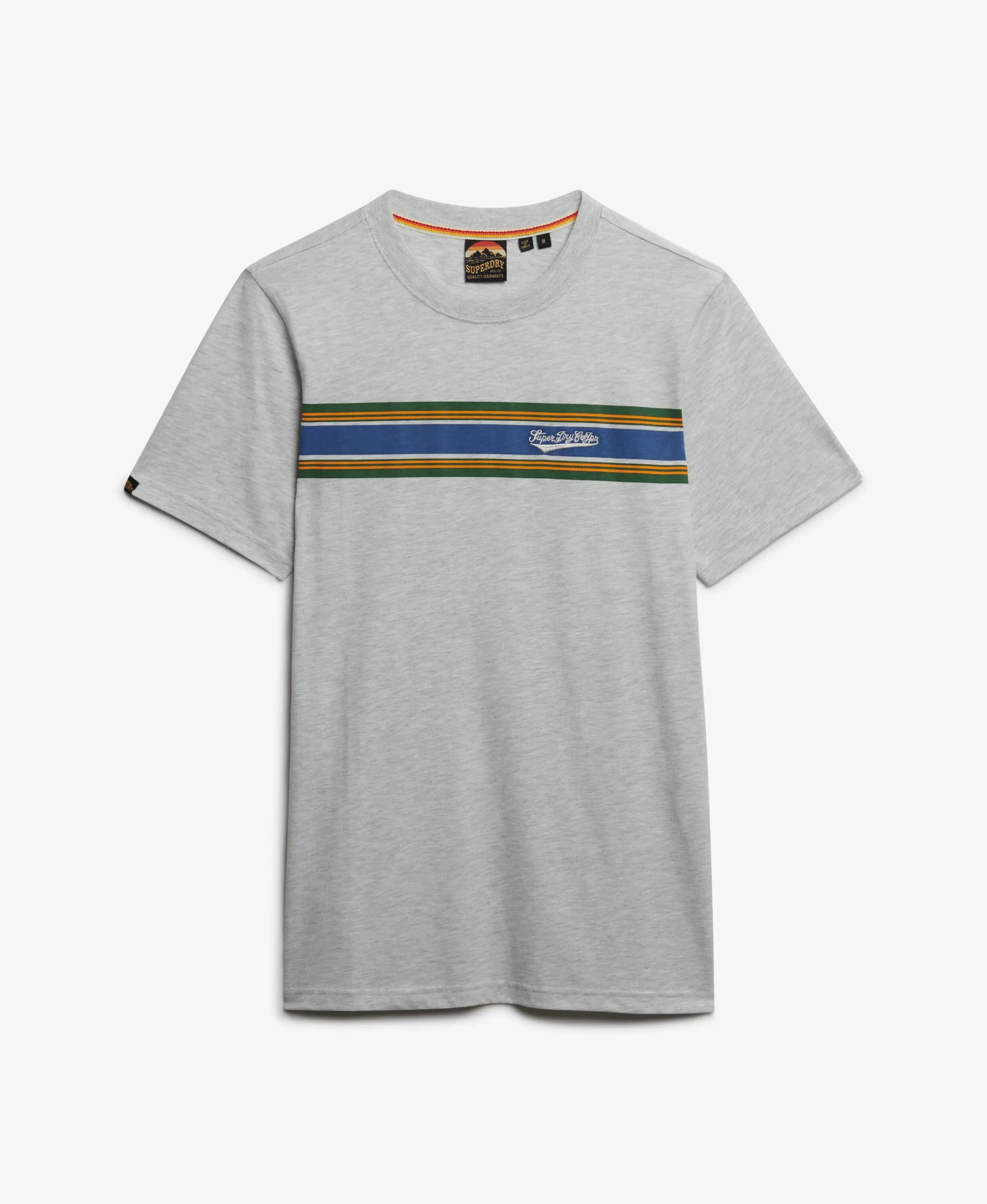superdry T‑shirt Outdoor Stripe Logo Relaxed in cotone bio 7/7