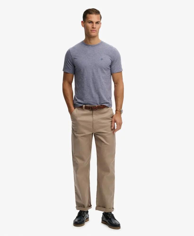 superdry Classic Essential Stripe T-Shirt em algodão orgânico 3/6