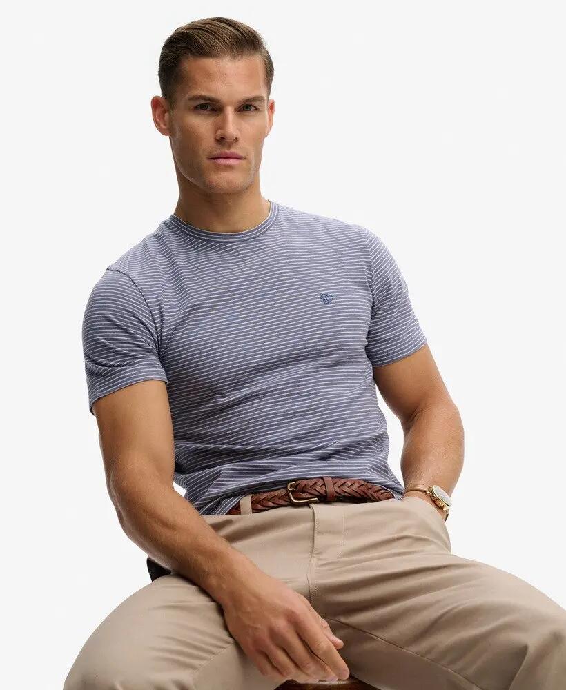 superdry Classic Essential Stripe T-Shirt em algodão orgânico 2/6