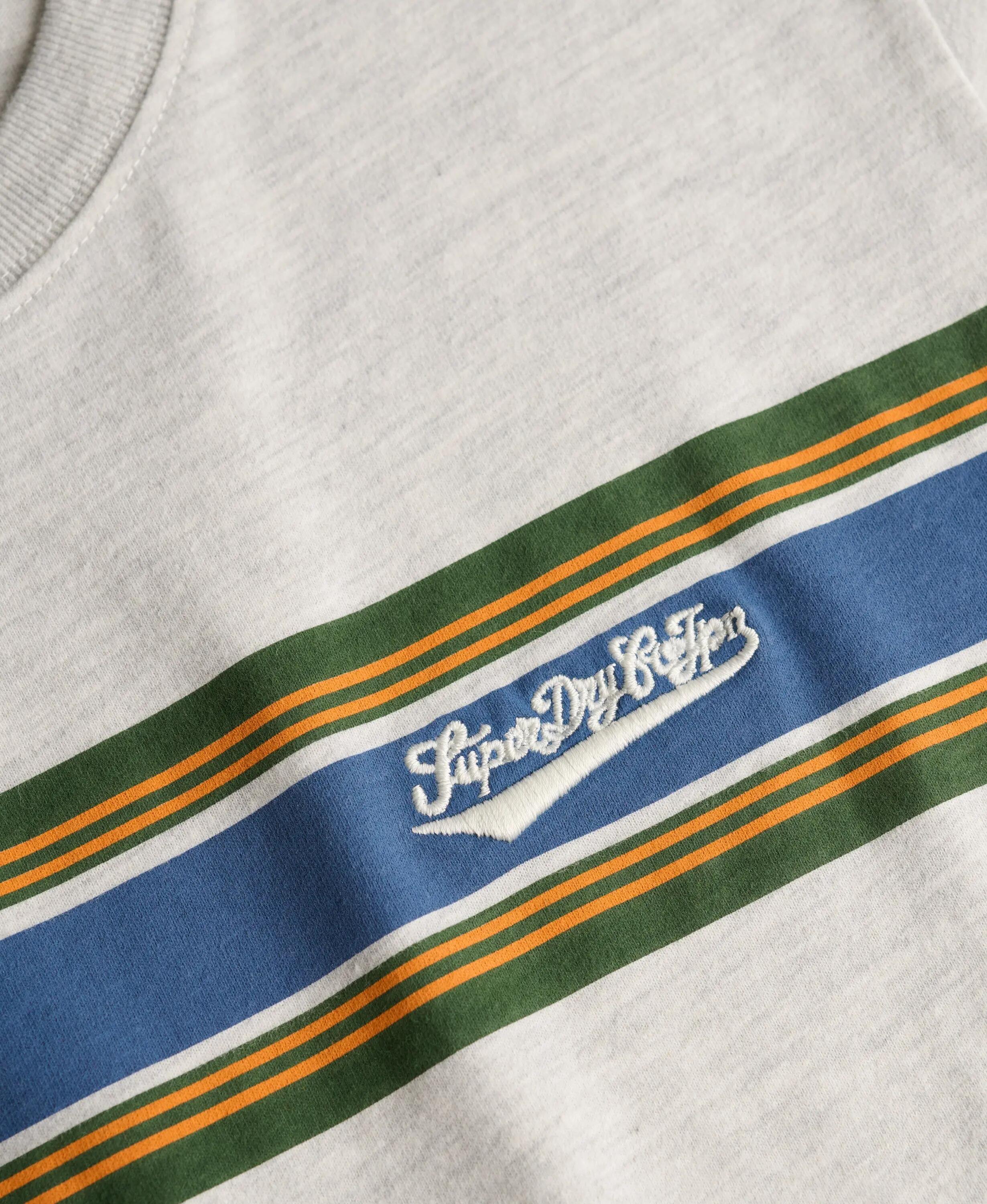 superdry T‑shirt Outdoor Stripe Logo Relaxed in cotone bio 6/7