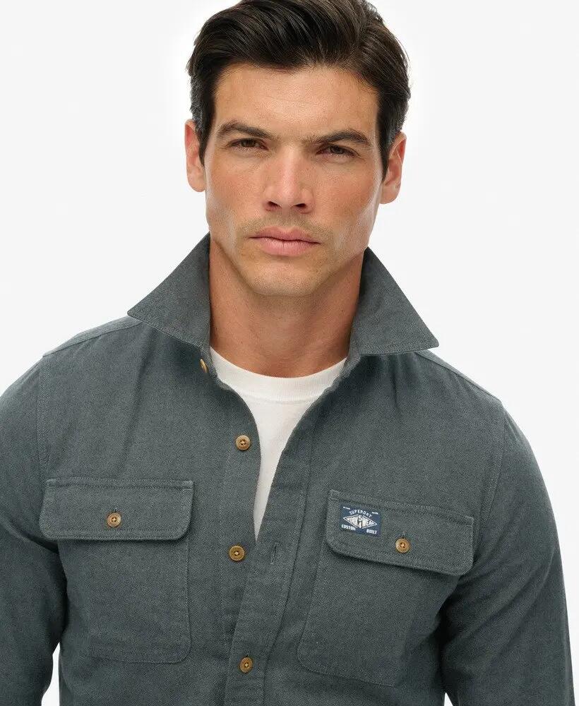 superdry Koszula Trailsman Relaxed Fit z bawełny organicznej 4/7