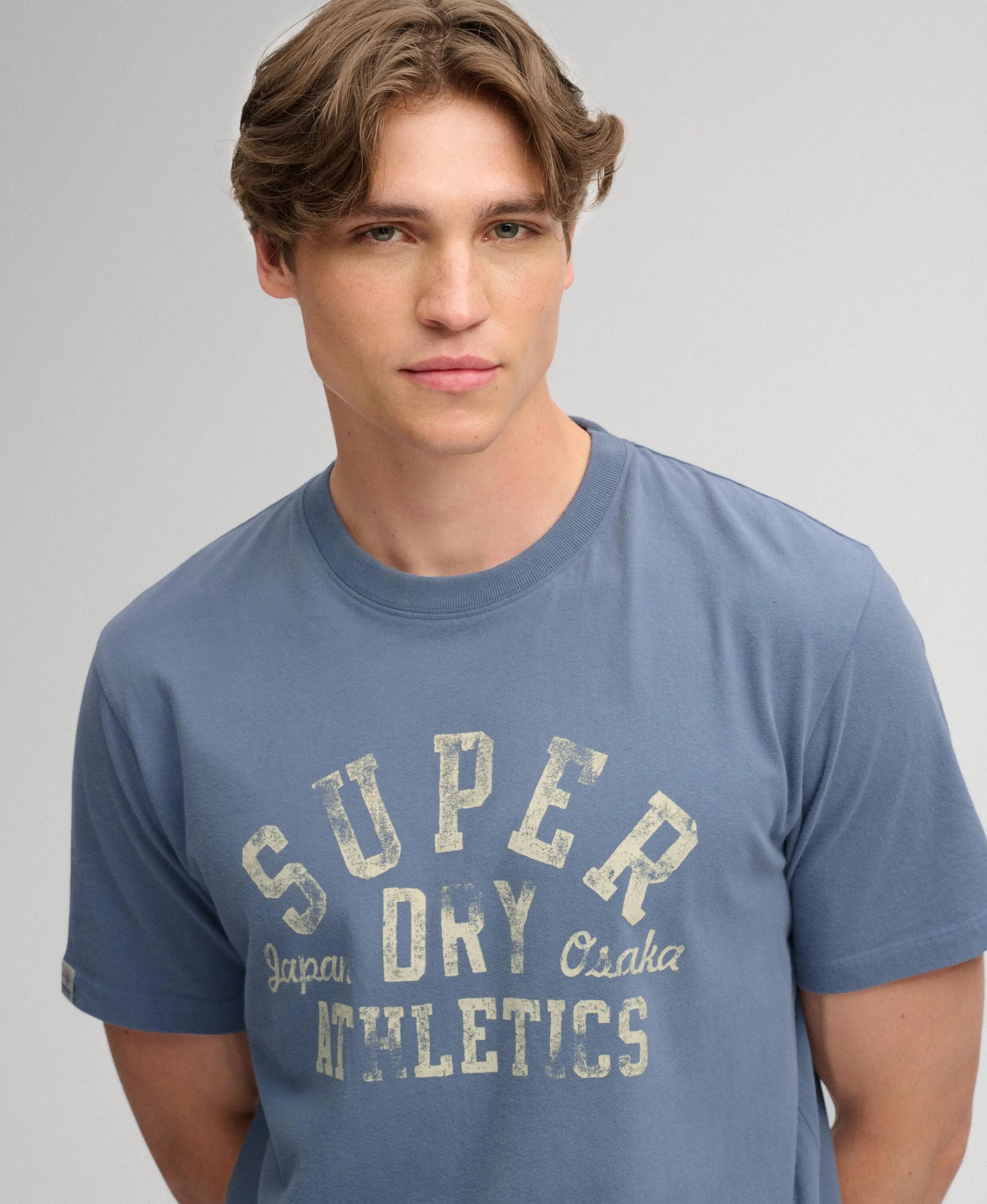 superdry Athletic Essentials T‑Shirt van 100% biologisch katoen – Loose Fit 4/7