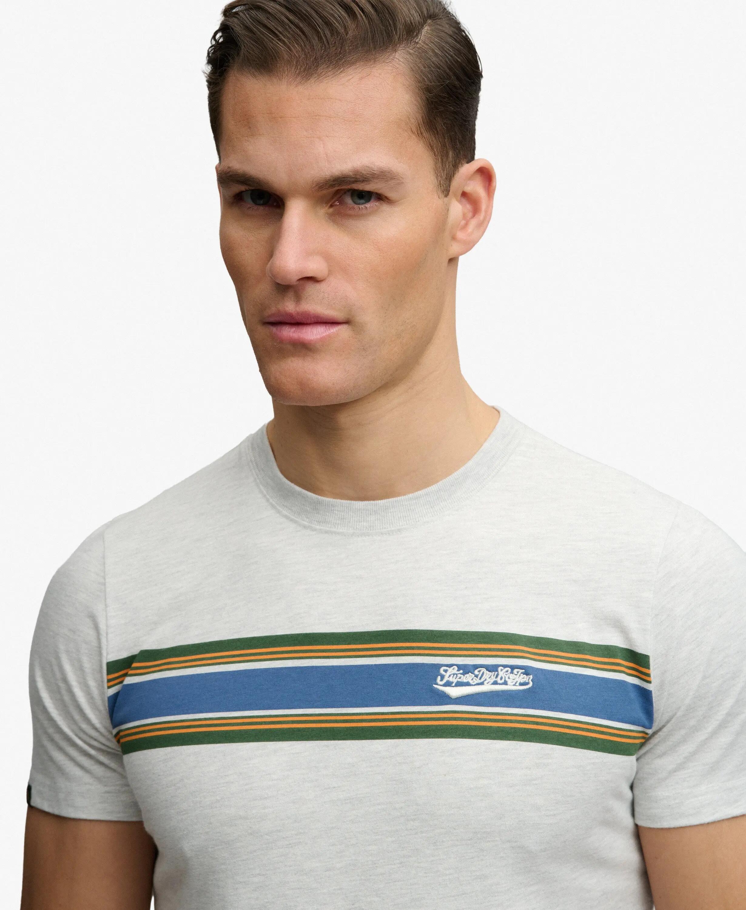 superdry T‑shirt Outdoor Stripe Logo Relaxed in cotone bio 4/7