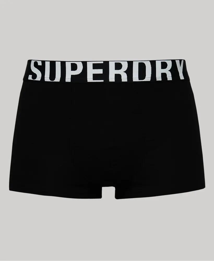 superdry Trunks van biologisch katoen, dubbele verpakking — korte pijp 5/5