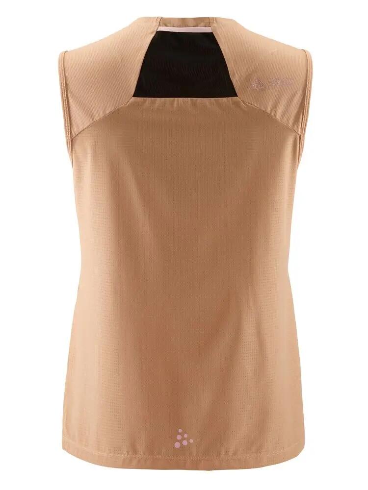 craft PRO Trail Singlet W débardeur trail avec mesh extensible au dos 2/7