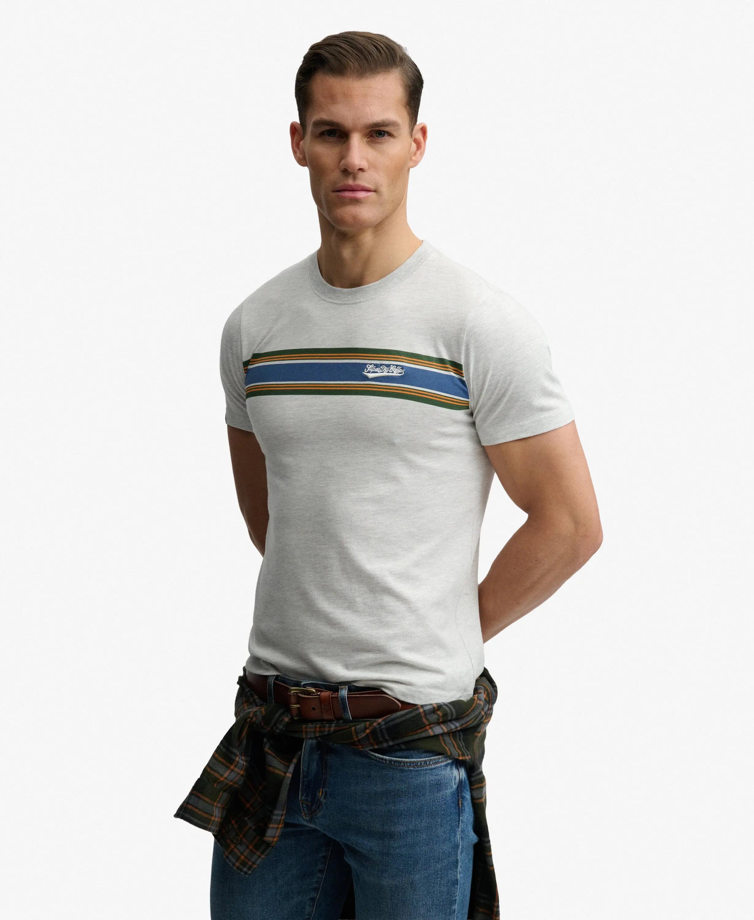 superdry T‑shirt Outdoor Stripe Logo Relaxed in cotone bio 2/7