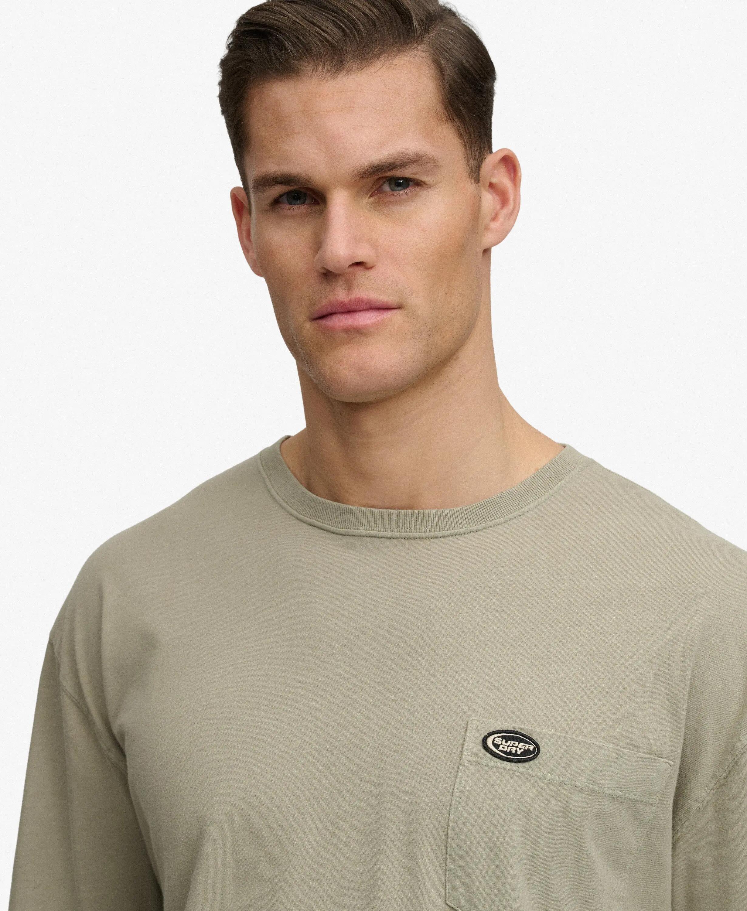 superdry Long Sleeve Pocket T-Shirt – manches longues oversize 4/7
